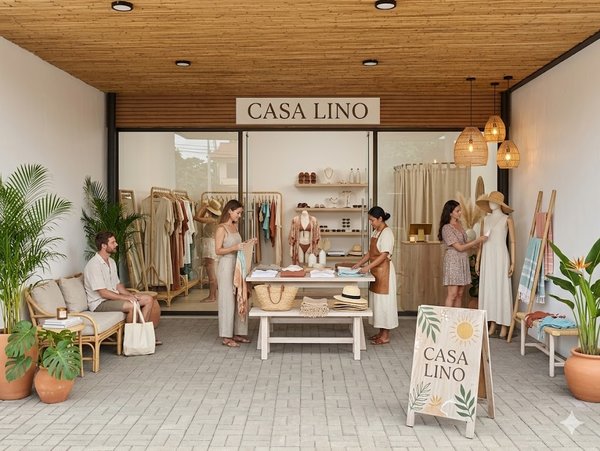 Render del Local 1A como boutique de ropa